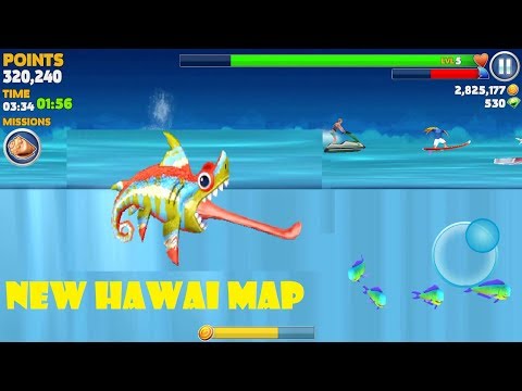 New Hawai Map Update (Sharkeleon) - Hungry Shark Evolution