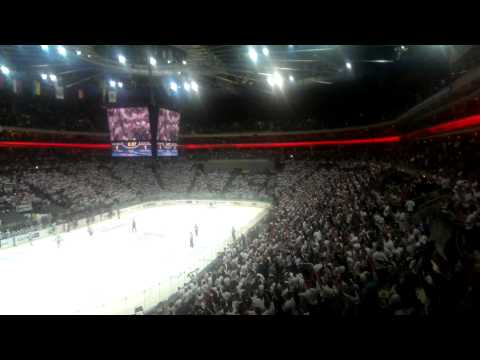 KHL 2014 Final HC Lev Prague goal celebration.