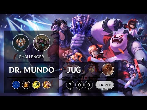 Dr. Mundo Jungle vs Taliyah - EUW Challenger Patch 9.12