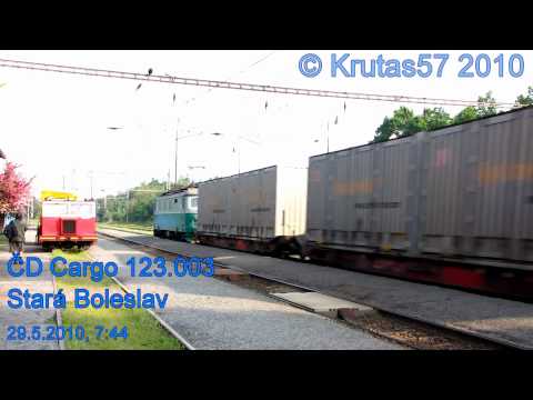 ČD Cargo 123.003 - Stará Boleslav, 29.5.2010