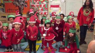 Misha's Preschool Christmas Program 2016 - Kidz Bop Shuffle