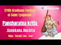 Kanakana Ruchira || Raag - Varaali || 174th Tyagaraja Aradhana Festival