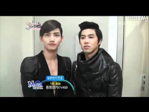 DBSK - KBS Music Bank Backstage Interview 2011.1.28