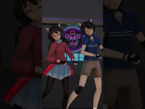 Cassie after saved Gregory❤️💙【FNAF Security Breach DLC RUIN/fnaf mmd/fnafsb/ucn】Banana Shake Sped up