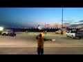 Cargo Ramp Marshalling - Cathay Pacific Cargo Gate Arrival [B-LJA] at O'Hare Airport [05.22.2015]