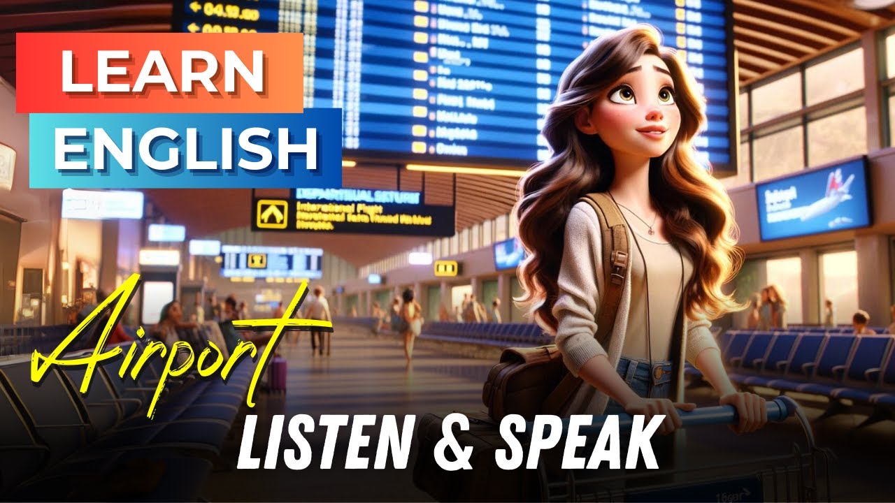 At the Airport | Improve Your English | English Listening Skills - Speaking Skills - Travel
