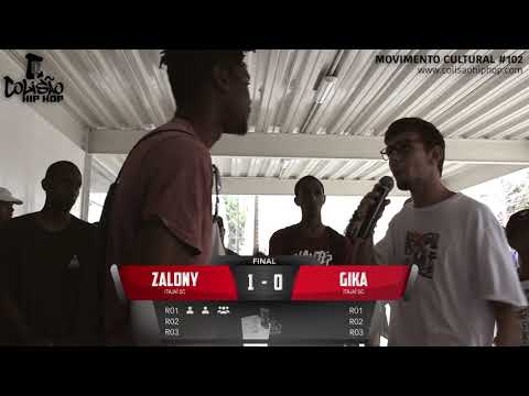 Colisão Hip Hop #102 - Zalony X Gika | Final