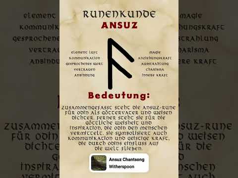 Ansuz-Rune (ᚨ)  #runenkunde #runen #magie #hexerei #wikinger #ansuz