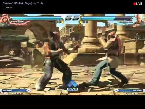 EVO 2015 tekken7 saint VS JDCR