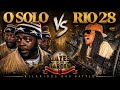 O SOLO Vs RIO 28 HILARIOUS RAP BATTLE GATES Of The GARDEN