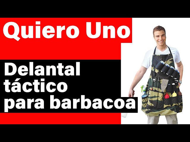 Vídeo relacionado con WOO LANDO Delantal de cocina y delantal para barbacoa para hombre, 73 x 57 cm, divertido regalo para barbacoa, Darth, M