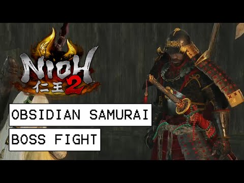 Nioh 2 Obsidian Samurai Boss Fight (Solo)
