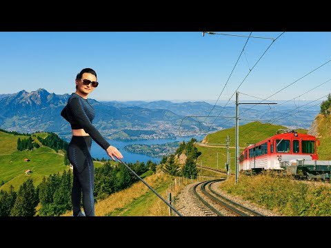 Epic Views from Mount Rigi ⛰️ & Grindelwald Canyon | Lake Lucerne 🇨🇭