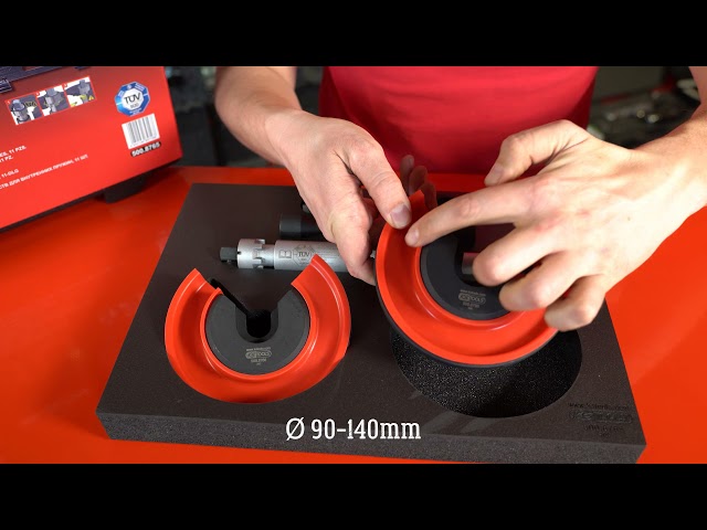 Video Teaser für KS TOOLS 500.8765 Universal-Teleskop-Centerspanner-Satz