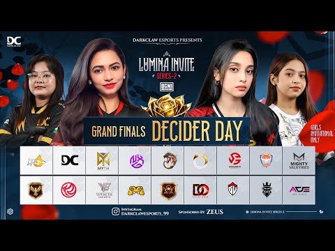 LUMINA INVITE SERIES -2 || GRAND FINALS DECIDER DAY || 50,000 INR || GIRLS INVITED EVENT