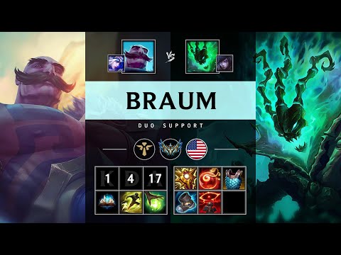 Braum Support vs Thresh - NA Challenger Patch 25.13