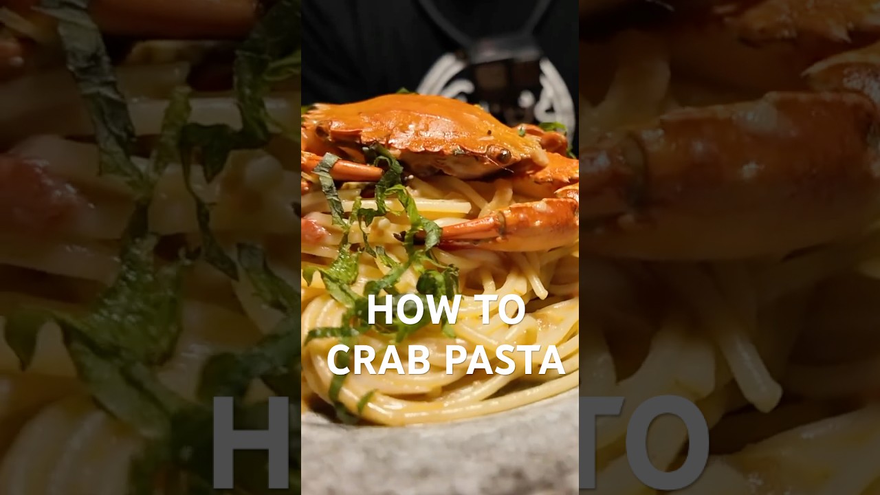 捕ってすぐクリームパスタにする休日【60秒】 #cooking #fishing #camping