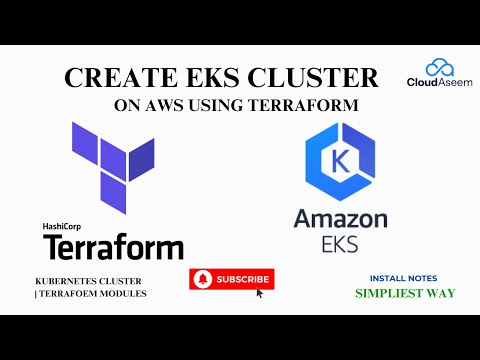 Deploy AWS EKS Cluster Using Terraform | Terraform EKS Cluster Creation | Create EKS Using Terraform