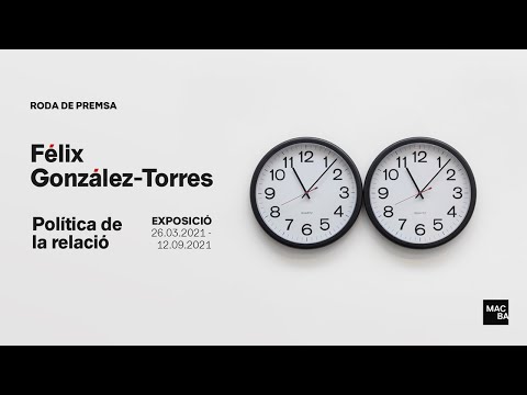 Felix Gonzalez-Torres. Política de la relació | Roda de premsa | Exposició MACBA