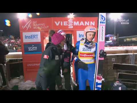 Dawid Kubacki 124m 2nd PŚ Zakopane 2023