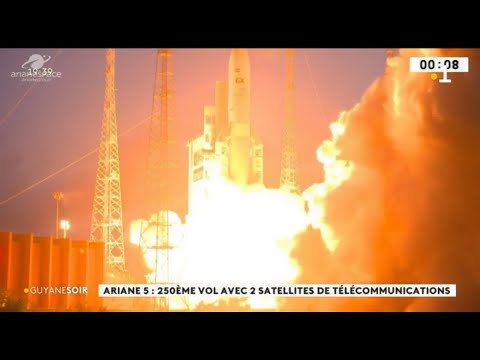 Ariane 5 : 250ème vol avec 2 satellites de télécommunications