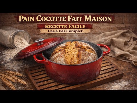 Homemade Dutch Oven Bread | Plain / Grain 🍞 EASY RECIPE | Complete Step-by-Step Instructions!