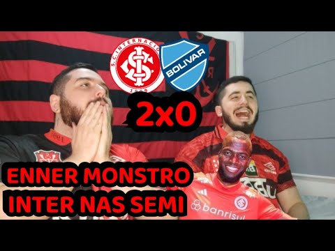 MELHORES MOMENTOS INTERNACIONAL 2X0 BOLÍVAR - ENNER É MATADOR E LEVA INTER PARA SEMI DA LIBERTA