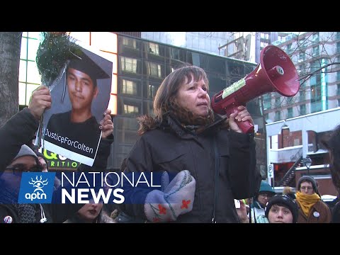 Justice for Colten march takes place in Montreal | APTN News