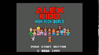 Alex Kidd: High Tech World (Master System PSG) - BGM 01: Title Theme