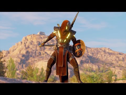 Assassin's Creed Origins: Stealth Gameplay & Action kills (Playstation 4)