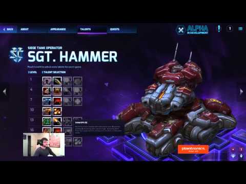 Hero Highlight - Sgt Hammer - Heroes of the Storm Alpha