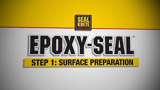 Thumbnail for Seal-Krete Garage Floor - How To Do Surface Prep