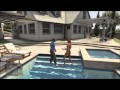 GTA 5 - Swimming In Rich Peoples Pools! 