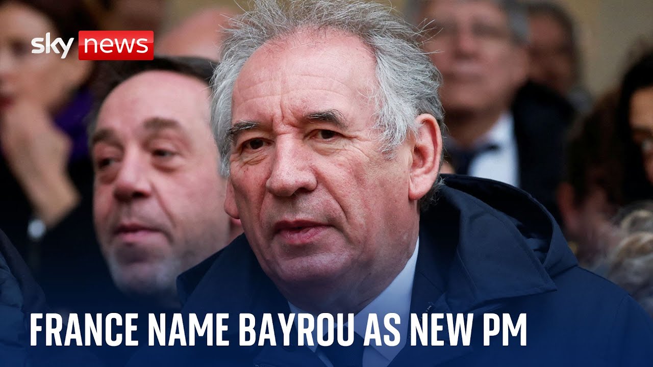 France: Centrist Francois Bayrou named as new Prime Minister after Barnier's resignation