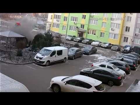 Украина. Война. Минометные обстрелы, жилые кварталы Николаева 2 с другой камеры #shorts