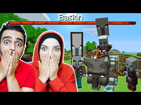 BASKIN YEDİK SALDIRDILAR  !! 😱 MİNECRAFT 60.Bölüm