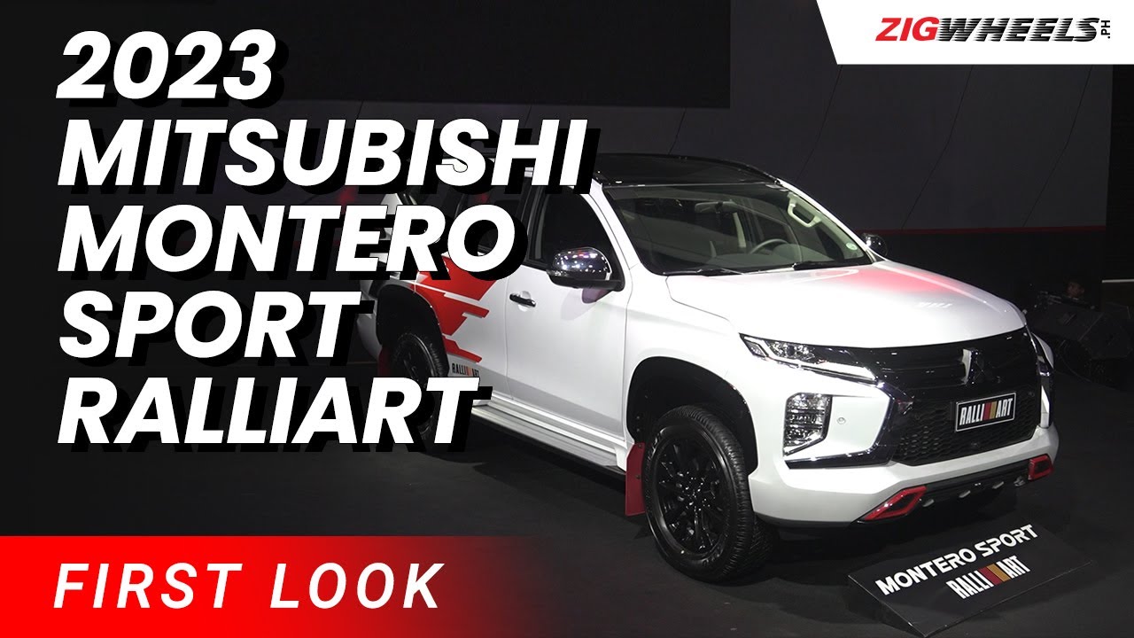 2023 Mitsubishi Montero Sport Black Series RALLIART First Look |