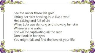 Volbeat - Lola Montez Harp Version Lyrics