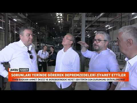 İTHİB Başkanı Ahmet Öksüz Ve Beraberindeki Heyet Sektörün Sorunlarını Konuştu