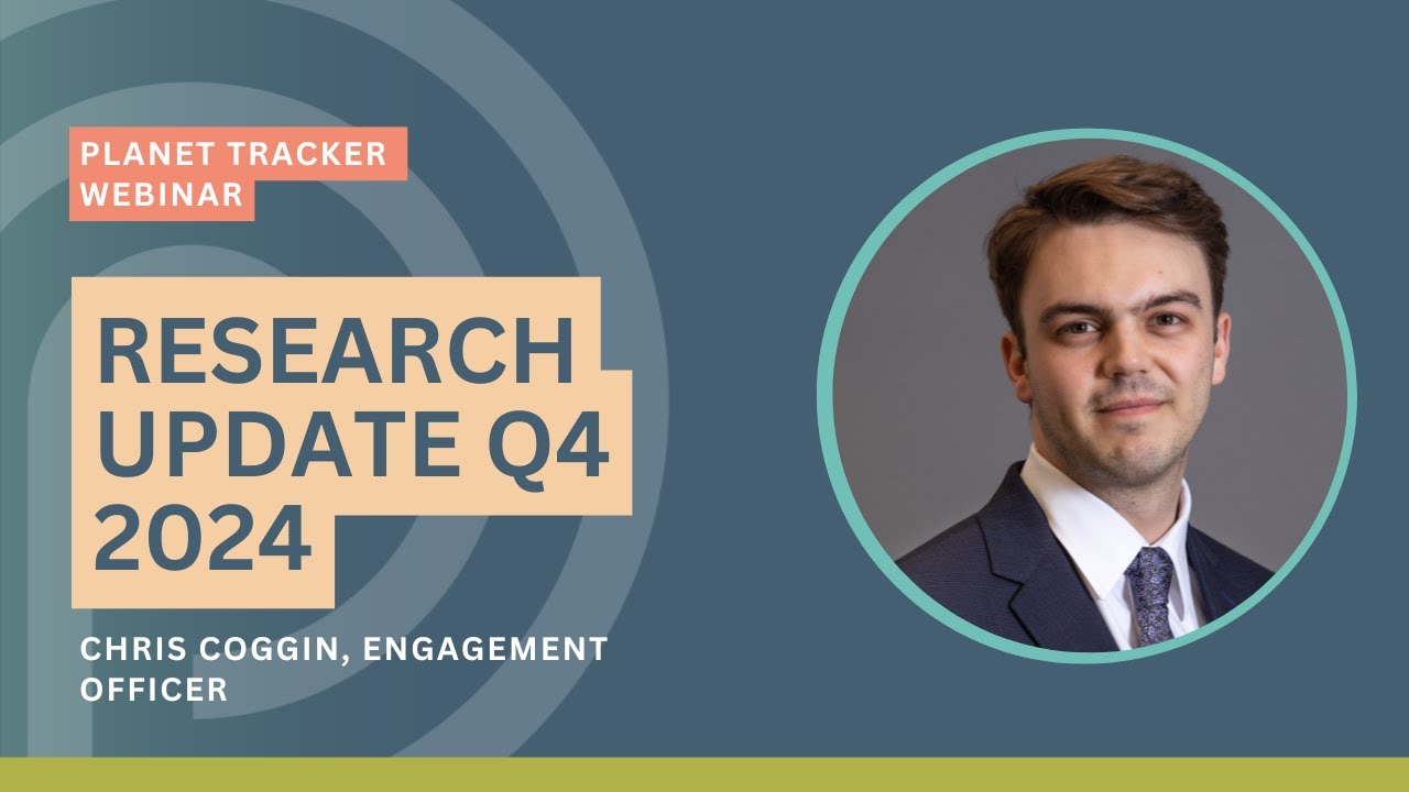 Sustainable Finance Research Update