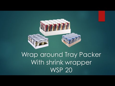 Tray packer with shrink wrapper   WPS 20