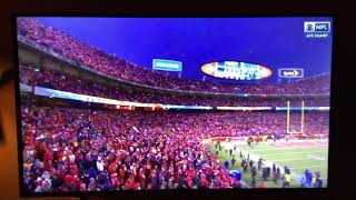 Melissa Etheridge performs National Anthem At Patriots @ Chiefs AFC Championship Game