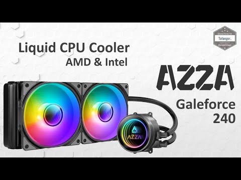 AZZA Galeforce 240 ARGB - Liquid CPU Cooler - Watercooling - Azza LCAZ-240C-ARGB - Unboxing