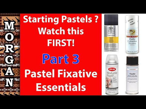 Best Pastel fixatives - Should you use pastel fixatives? Beginner pastel supplies - Jason Morgan Art