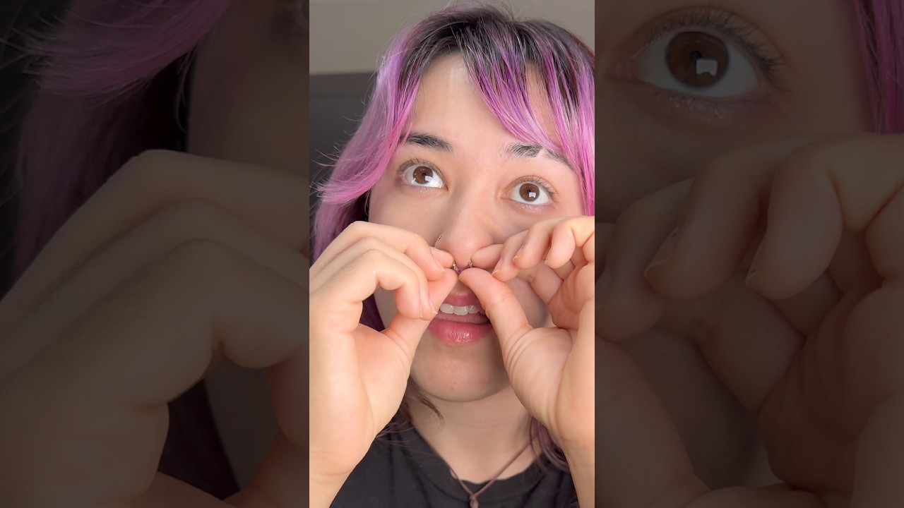 Trying new septum jewelry :) #septum #piercing #jewelry #titanium #clicker #septumpiercing