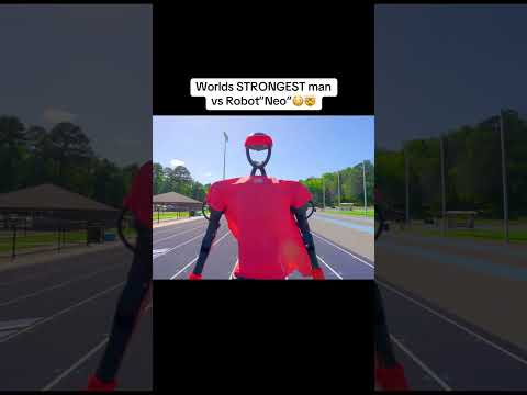 Worlds strongest man vs robot🤯😱#1x