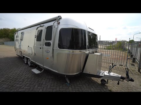 Most expensive caravan in the world: Airstream International 684. Leather, aluminum, ac, oven. 130k.