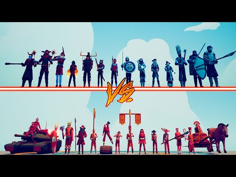 LEGACY TEAM vs ICE AND FIRE TEAM - Totally Accurate Battle Simulator | TABS