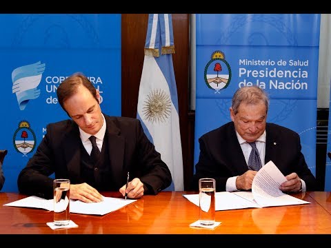 El Ministerio de Salud y el Laboratorio Janssen firmaron un acuerdo de cooperación