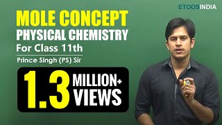 Mole Concept Class 11 | NEET Chemistry by Prince Singh (PS Sir) | Etoosindia.com